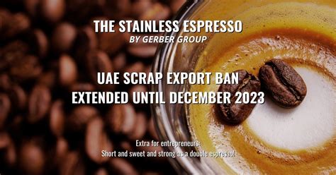 UAE Scrap Export Ban Extended Until December 2023