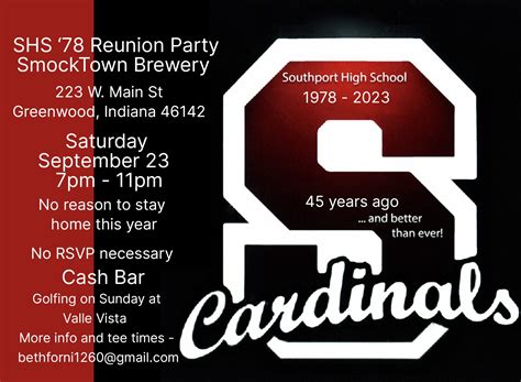 Upcoming Reunions – Southport High School Alumni Association