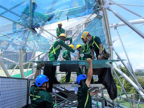 Replacement Of Glass Panels / Skylight / Curtain Wall – BMS Group Singapore