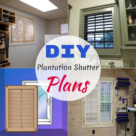 12 DIY Plantation Shutter Plans For Adding Sight To Walls DIYnCrafty