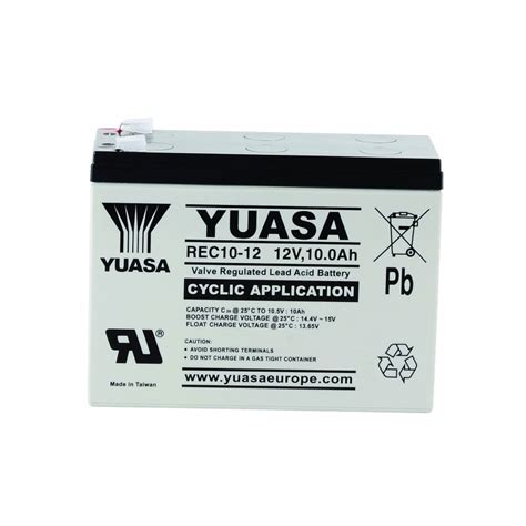 Batterie Cyclique Yuasa Rec10 12 12v 10ah