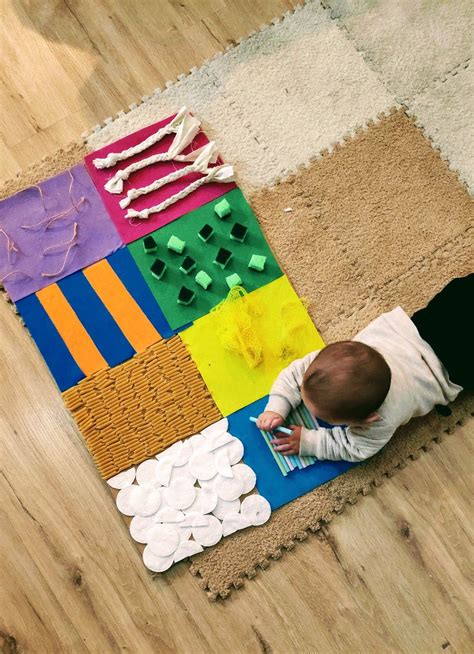 Alfombra Sensorial Alfombras Juegos Para Beber Diy Montessori