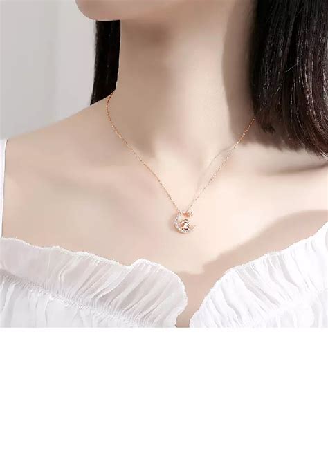 Buy Zafiti Sterling Silver Plated Rose Gold Fashion Cute Rabbit