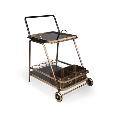 Decatur Bar Cart By Porus Studio Bold Modern Furniture Bar Cart