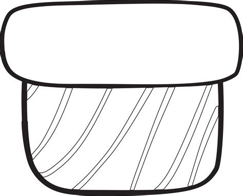 Cute T Present Box Outline Cartoon Doodle Hand Drawn 15080888 Png
