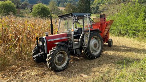 Berba Kukuruza Massey Ferguson Sip Tornado Youtube