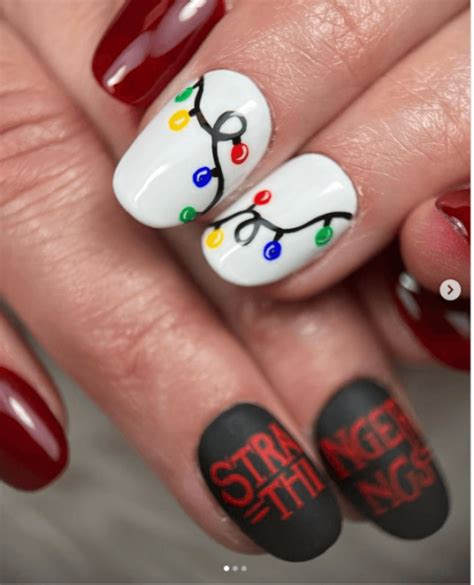 65 Stranger Things Nail Ideas Nail Art Inspired By Your Favorite Tv Show