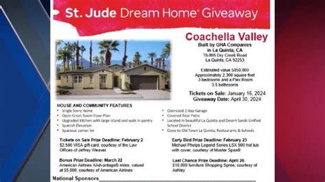 Tickets Are On Sale For The 5th Annual Coachella Valley St Jude Dream