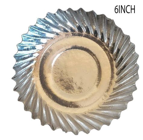 6Inch Silver Foil Paper Plate At Rs 1 Piece Silver Foil Paper Plates