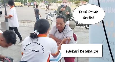 Masyarakat Kota Kupang Ucap Terima Kasih Kepada Mahasiswa STIKes