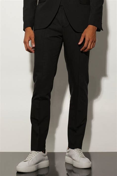 Mens Skinny Suit Trousers Boohoo Uk