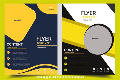 Premium Vector Modern Unique Flyer Template Layout Design Set Of