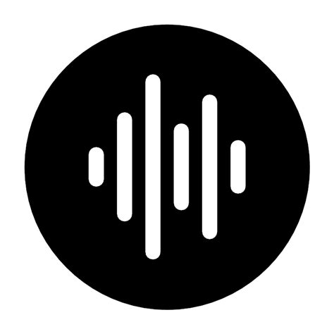 Waveform Circle Fill Vector SVG Icon SVG Repo