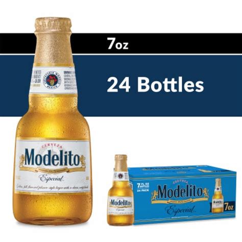 Modelo Especial Modelito Lager Mexican Beer, 24 bottles / 7 fl oz ...