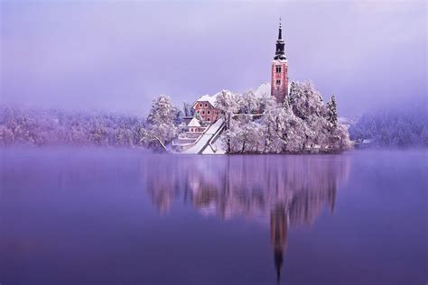 Visit And Explore The Church On An Island In Lake Bled, Slovenia