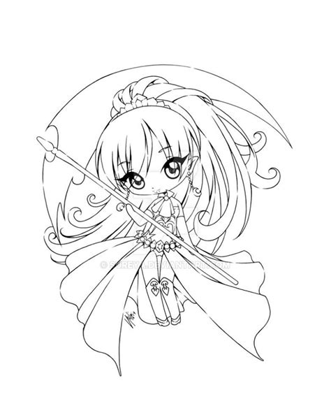 Chibi Fairy Girls Coloring Pages Map Of World