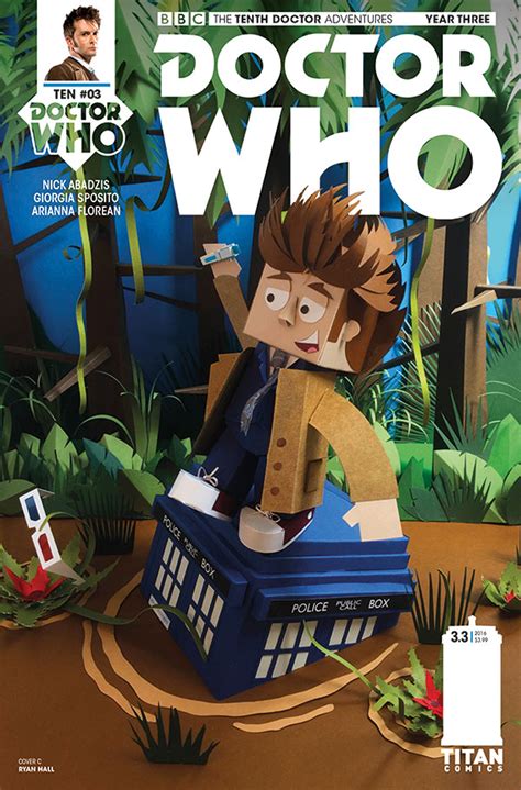 Dec Doctor Who Th Year Three Cvr C Papercraft Previews World