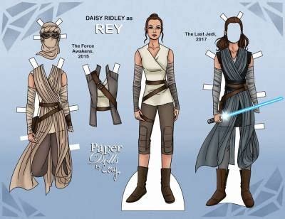 Star Wars The Last Jedi Printable Paper Dolls By Cory Artofit