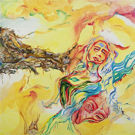 Saba Khan Painting Works On Canvas