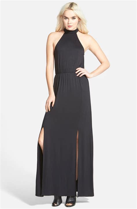 Leith Double Slit Maxi Dress Nordstrom