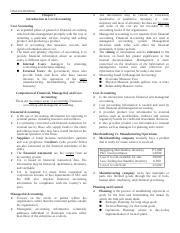 Acc Reviewer Docx Cost Accounting Chapter I Introduction To Cost