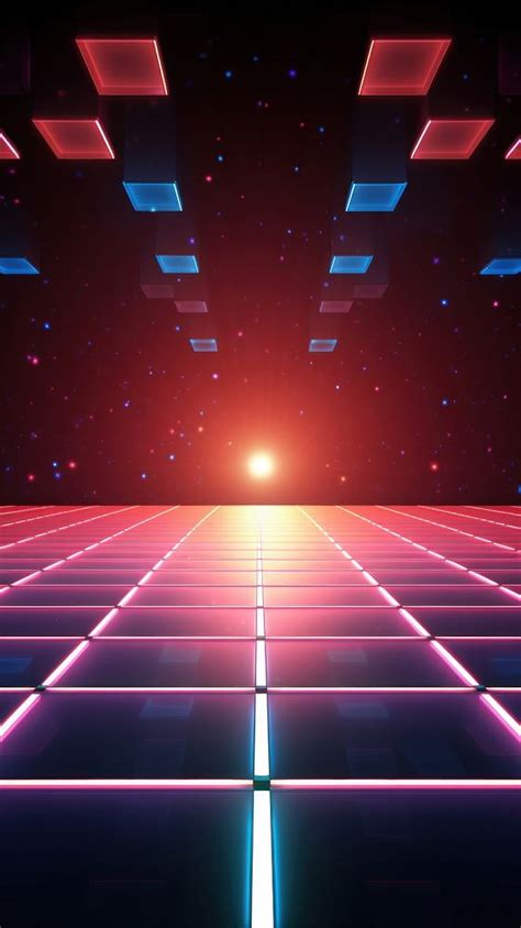 Retro Grid Dance Floor Light Premium Photo Illustration Rawpixel