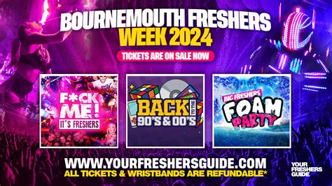 Bournemouth Freshers Week Wristband 2024 The Biggest Events Of