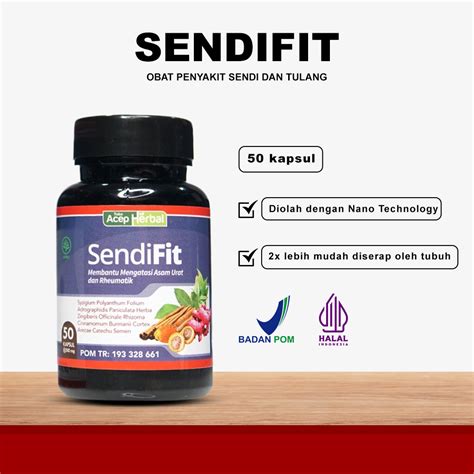 Jual Sendifit Obat Herbal Khusus Sendi Tulang Rematik Asam Urat Saraf