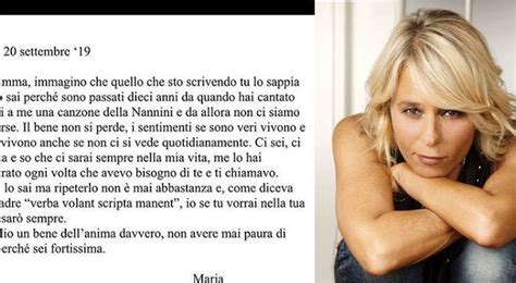 Maria De Filippi e la lettera a Emma Marrone Non avere paura ci sarò