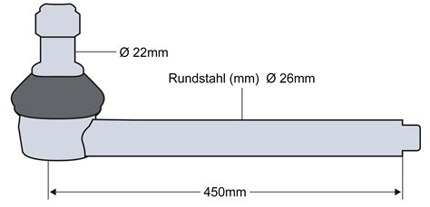 Kugelgelenk Konus Mm F R Case Ih Ihc