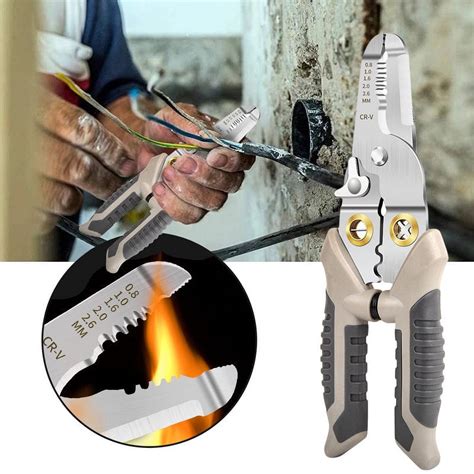 Teissuly Multifunctional Wire Stripper Special Stainless Steel Pointed