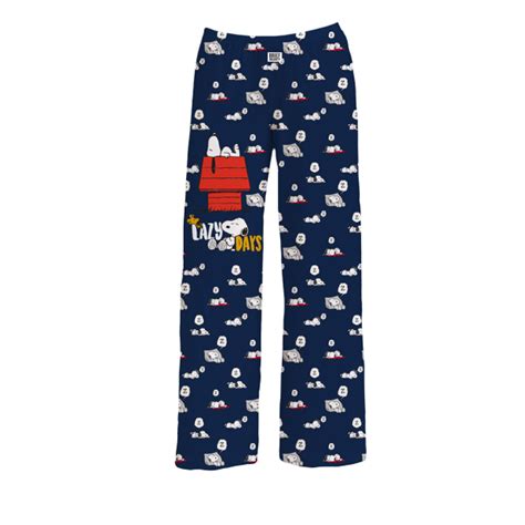 Snoopy Lazy Days Pajama Pants Blue Lounge Pants Pajama