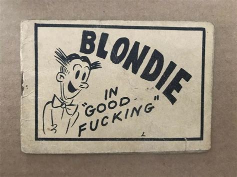 1930 40s Vintage Adult Tijuana Bible Blondie In Good F Ing Risqué 8 Pager 1996804219