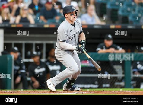 New York Yankees Center Fielder Harrison Bader 22 Hits A Single In