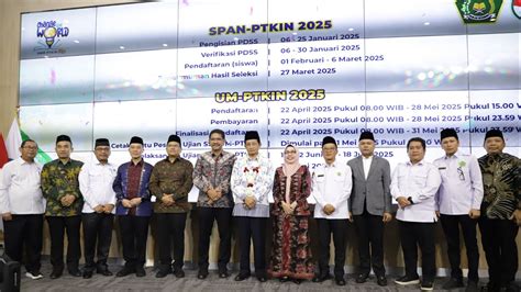 Menag Launching Penerimaan Mahasiswa Baru PTKIN 2025 Ini Jadwal SPAN