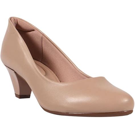 Scarpin Modare Ultra Conforto Salto Baixo Nude Scarpin Feminino