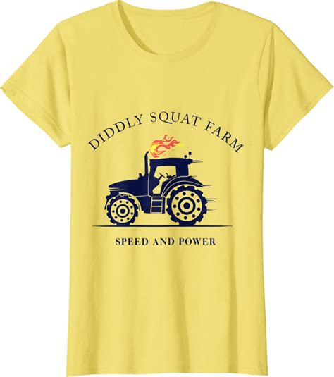 Perfect Tractor Design Diddly Squat Farm Speed And Power T Shirt