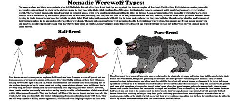 Nomadic Werewolf Types Anathari Universe By Dsu42 On Deviantart