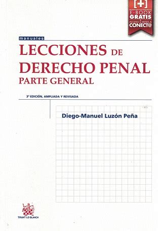 LECCIONES DE DERECHO PENAL PARTE GENERAL El Jurista Ediciones