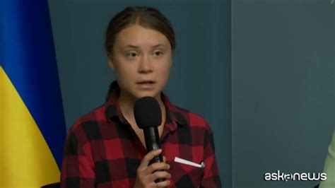 Greta Thunberg Denuncia L Ecocidio Causato Da Guerra Ucraina