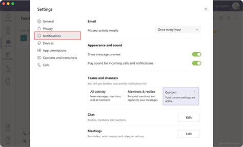 How To Customize Notifications In Microsoft Teams