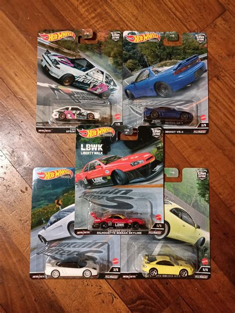 SETS AVAILABLE HOT WHEELS HOTWHEELS PREMIUM MOUNTAIN DRIFTERS DRIFTER CAR CULTURE TOYOTA