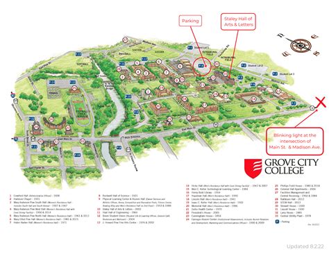 Grove City College Campus Map