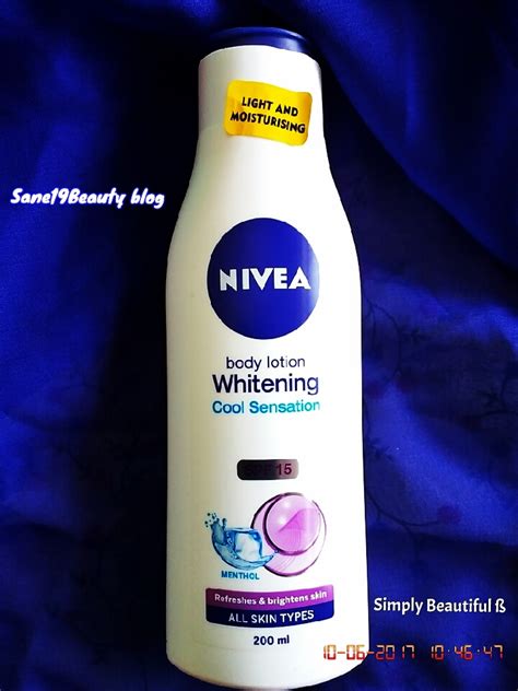 Review Of Nivea Whitening Cool Sensation Body Lotion With Menthol😊🌿