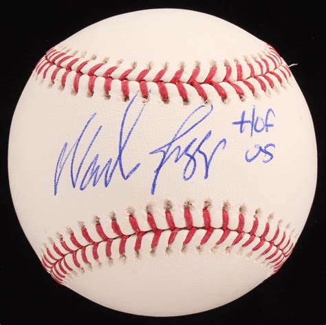 Wade Boggs Signed OML Baseball Inscribed HOF 05 Schwartz COA