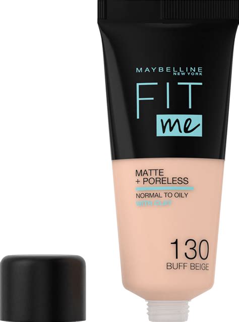 Maybelline Matte Poreless Fit Me Podkład Do Twarzy Matujący Nr 130 Buff Beige 30 Ml