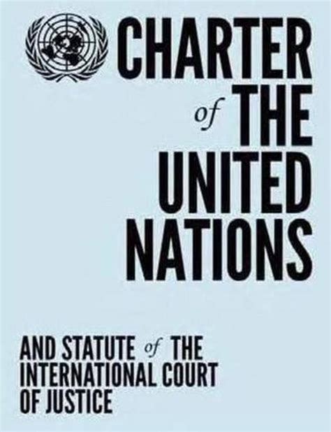 Charter Of The United Nations And Statute Of The International Court Of