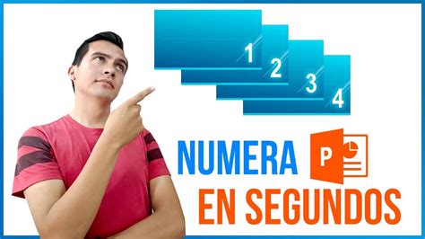 Aprende cómo poner numeración de página en Power Point de manera