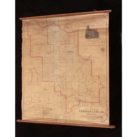 The Official Map Of Lewis And Clark County Montana