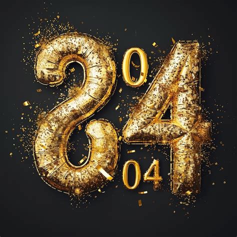 Premium Photo Portrait With Golden Balloon Text Effect